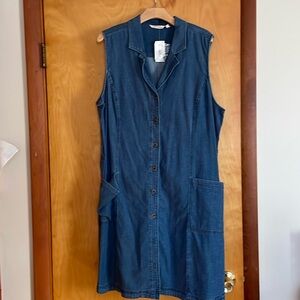 SOFT SURROUNDING DENIM Dress 1X  NWT OK